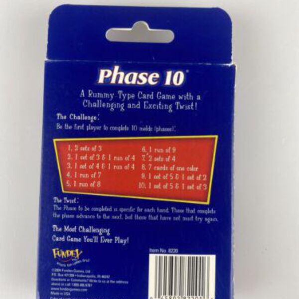 Phase 10 Card Game