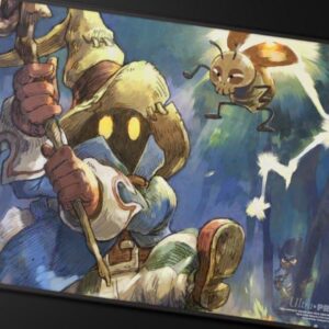 Final Fantasy Black Stitched Playmat for: Magic The Gathering