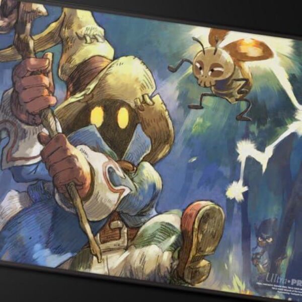Final Fantasy Black Stitched Playmat for: Magic The Gathering
