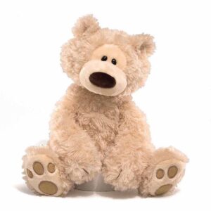 Gund Philbin Classic Teddy Bear, Premium Stuffed Animal For Ages 1 and Up, Beige