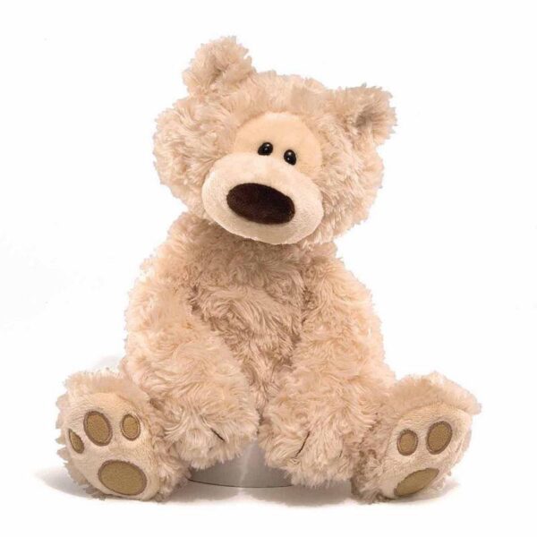 Gund Philbin Classic Teddy Bear, Premium Stuffed Animal For Ages 1 and Up, Beige