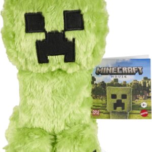 Mattel Minecraft Plush Toy, Creeper Soft Doll Inspired by A Minecraft Movie Character