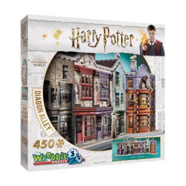 Diagon Alley 3D Jigsaw Puzzle (450 Pieces)
