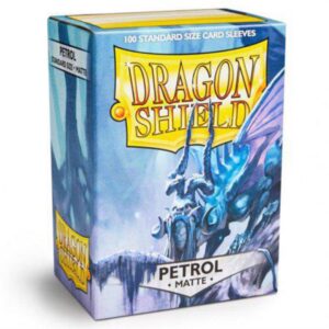 DS: Dragon Shield Protective Sleeves Petrol Standard Size (100 Sleeves)